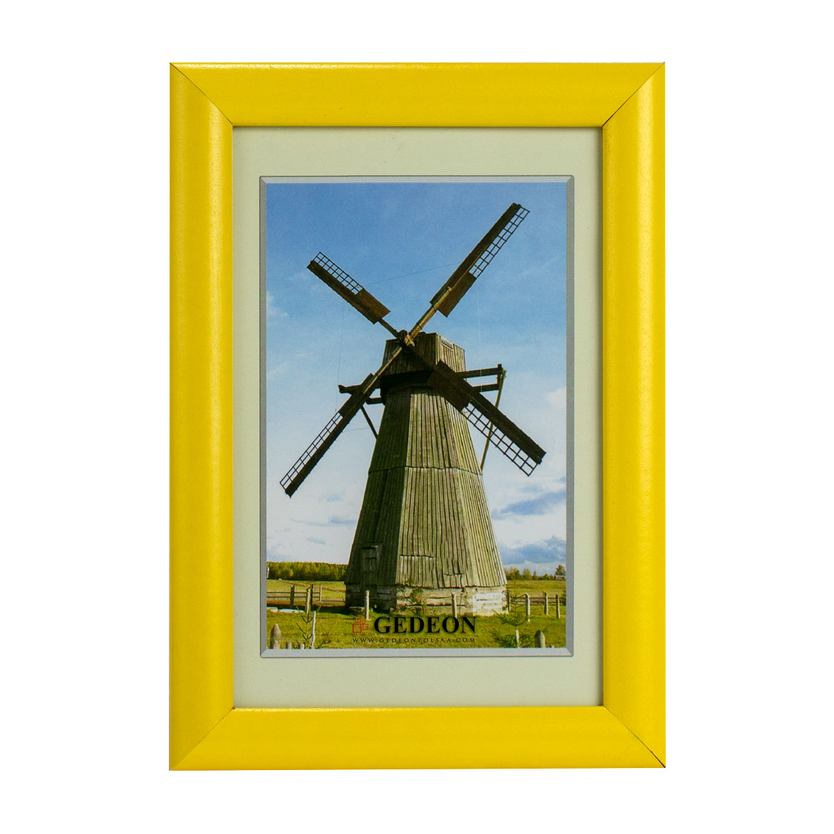 Пластмасова рамка - жълта - 30х40