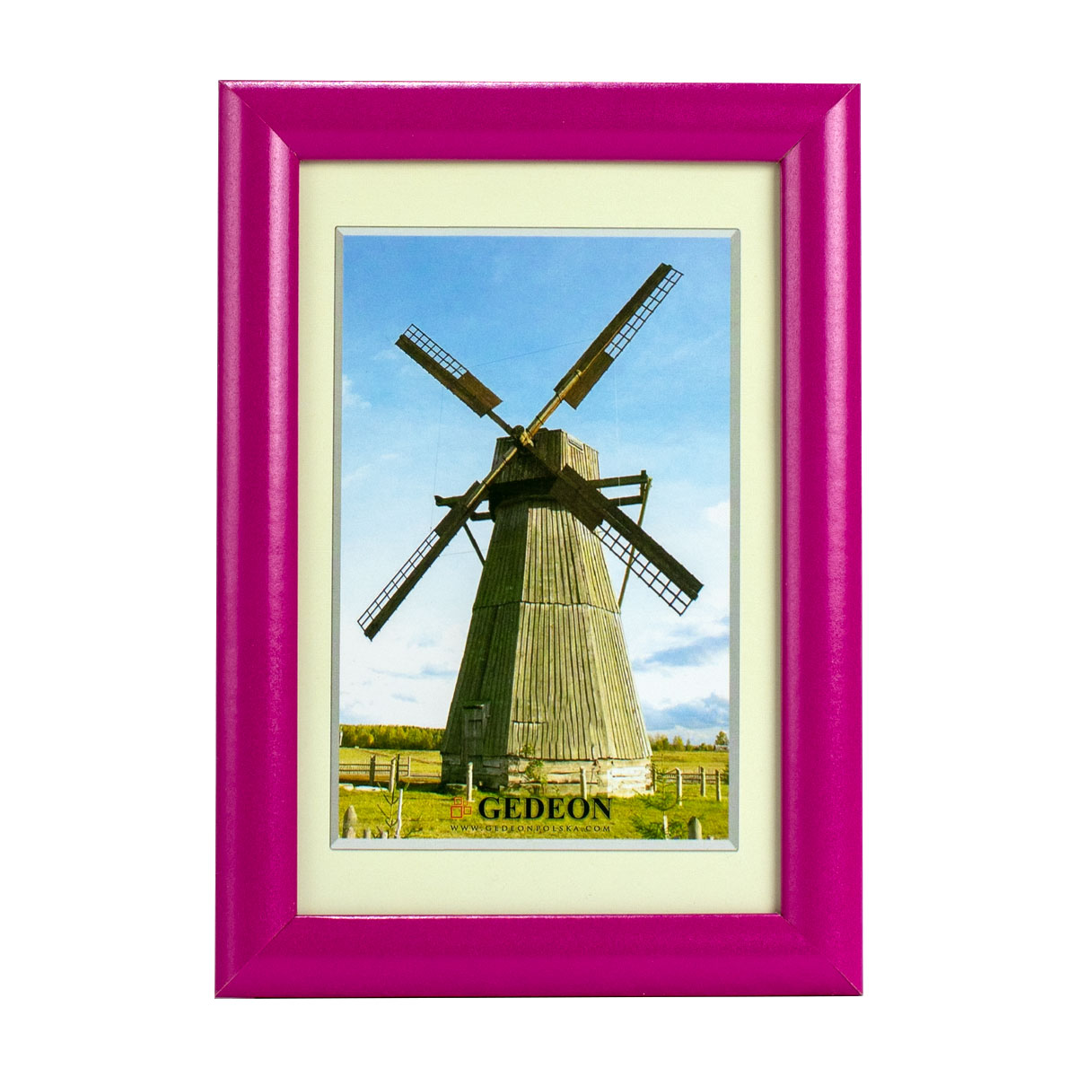 Пластмасова рамка - розова - 30х40